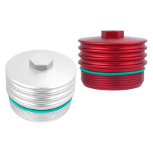 Oil Filter Cover Aluminum Alloy Engine Oil Filter Housing for N20 N26 N51 N52 N53 N54 N55 Z4 Car Modification Silver