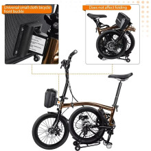 NEWBOLER Bolsa Dobrável para Bicicleta para 6L com Liberação Rápida, Impermeável e Rígida, Bolsa Dobrável para Bicicleta Dobrável para