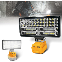 Cordless LED Work Light for Dewalt 18V Battery