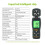 Sensor AS816  Digital Anemometer LCD Digital Wind Speed Meter Air Velocity Temperature Measuring 6