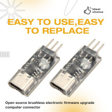 Esc Crawler Prático ESC USB Link AM32 BLS32 Conecte o ESC Ao Computador