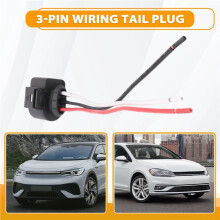 3-Pin / 3-Way Connector Water Level Sender Pigtail Repair Kit for 1J0973723, 1J0 973 723