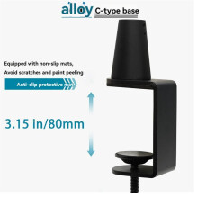 Mic Stand Desk, Heavy Duty Boom Arm Bear with Desk Mount Clamp, Adjustable Microphone Stand Desk, Desk Mic Stand