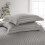 Imperial Rooms (Silver, Single) Stripe Duvet Cover Set Bed Quilt & Pillowcase Pair 3