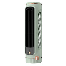 (Green) Mini Bladeless Fan Towers Fan Airs Conditioner 3 Speed Adjustables Modes Desk Airs Cooler Standing/Lying Living Room Cooling Fan