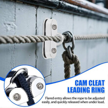 Boat Rope Rigging Fastener 316 Stainless Steel Quick Clamp Marine For Equipment
