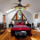 Ceiling Fan Pull Chains Set - 13.6 Inches, Copper, Fan & Light Bulb Design, 2 Pcs Gold 1
