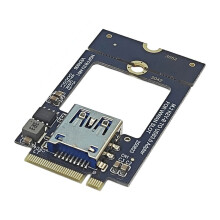 M.2 B Key to WiFi Network Card USB 3.0 SSD NGFF 3042 3052 Converter M2 Key-B to USB3.0 Adapter for WWAN Slot