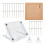 7x7 Inch Macrame Panel and Metal Adjustable Bracket,Double Sided Mesh Macrame Project Panel for Braided Cord 1