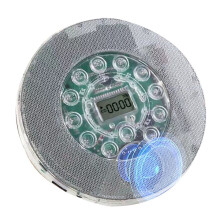 Lecteur de CD Protable Haut-Parleur Transparent Musique Walkman avec Écran LCD Lecteur de CD Personnel pour la Maison