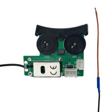 Sistema di Pickup per Chitarra Acustica per VT1 Tail Nail Pickup EQ Tuner DIY Sistema di Equalizzazione Pickup Piezoelettrico con Mic Beat Board
