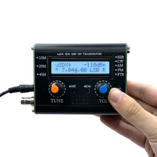 USDX SDR ORP Transceiver R1.02W 5W 40M 15M 20M 3 Band SDR All Mode USB, LSB, CW, SSB QRP Transceiver with Mic