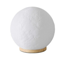 Rotating Large Moon Lamp 3D Printed Hanging Moon Light Night Lights for Kids Room Lamp Gift for Kids Boys/Girls