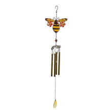 Retro Metal Wind Bell Photography Props Handmade Hanging Wind Chimes Colored Romantic Painted Bell Garden B