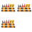 3Pcs 1:18 Simulation Deceleration Belt/Speed Bump/Speed Hump Scene Accessories 1/18 Car Model Underground Parking 1