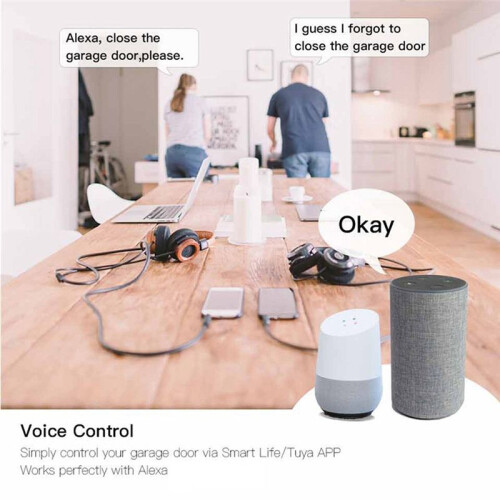 Tuya WiFi Garage Door Controller  Door Switcher Work with Alexa  Home  Life Tuya APP Control
