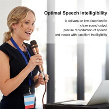 Universal Wired Handheld Dynamic Microphone Noise Isolation Mic for Outdoor Karaoke Meeting Singing