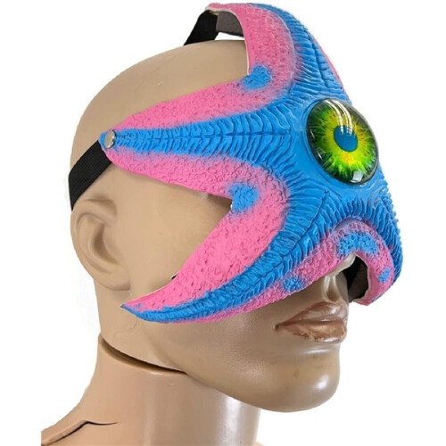 (Zeester masker) Angstaanjagend zeester latex masker 1