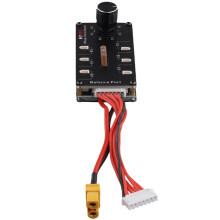 VIFLY Series Board Balance Charging Board 6 Port 1S LIPO Battery XT60 Input for PH2.0 BT2.0 1S FPV Tinywhoop