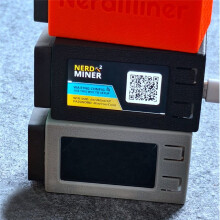 Per Nerdminer V2 Pro Miner Hashrate 78K/S BTC Lottery Solo Miner Nerd Miner con Ventola Bianca