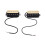 2 Set Elgitarr Humbucker Pickup Bridge Alnico V Pickup Gitarr Pickup Bridge 2