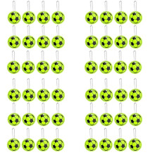 48St Reflector Pendant Fotbollsnyckelring, Säkerhetsfotbollsreflektor, Reflekterande Nyckelring för Cykling Gå Löpning