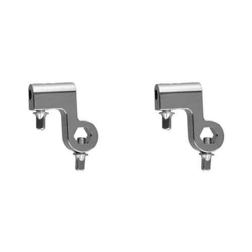 2X Drum Jazz Drum Single Pedal Step Hammer Mounting Assembly Parts Step Hammer Accessories Silver