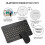 10 Inch  Keyboard Rechargeable Ultra-Slim Wireless Mouse Keyboard Set for Android Windows Tablet   C 5