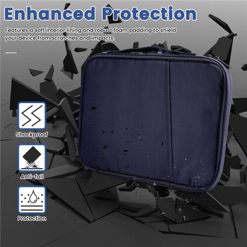 Capa Universal para Tablet de 10,8-11 Polegadas, Capa de Viagem de Nylon para  Pro, Azul 2