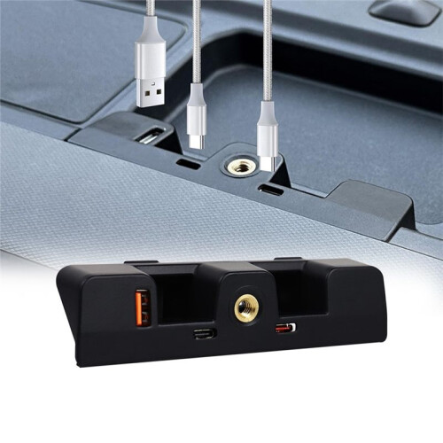 Dashboard USB Expansion Dock for  Bronco 2021-2024 Accessories 3  Charging Station with 1USB A, 2USB C 2