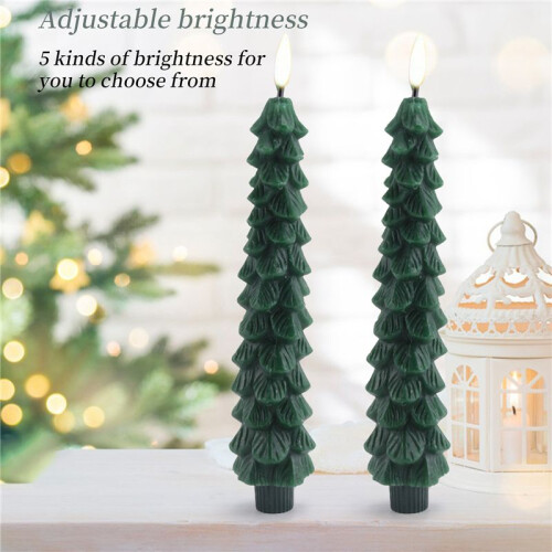Simulation Candle Lamp Paraffin Decoration with Remote Control Atmosphere Modeling Lamp 2