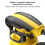 5-Inch Random Orbital Sander 12000RPM 6 Variable Speed Sander Machine with 5Pcs Sandpapers for Woodworking EU Plug 9