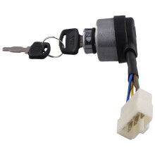 6-Wire Ignition Key Lock  for 2-5KW Gasoline Generators, Combination Start , Fits Gas Generator