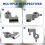 2X Drum Jazz Drum Single Pedal Step Hammer Mounting Assembly Parts Step Hammer Accessories Silver 9
