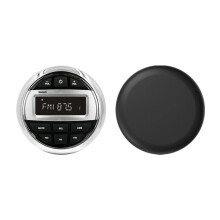 Für Marineradio-Abdeckung, Weicher Silikonschutz, FM-Bootsradio, MP3-Player, Wasserdicht für UTV, ATV, SPA, RZR