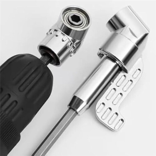 Corner Tool Screw Hub, Multi-Function Bend Screwdriver Bit, 360 Rotatable 1/4in 3/8in 1/2in Socket Adapter Set 2