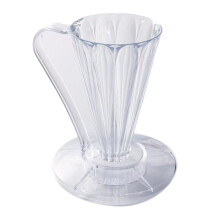 Petal Filter Cup, Koffiefilterpapier, 27 Graden Filterbeker, een Portie, Handgezet, Druppel Transparant