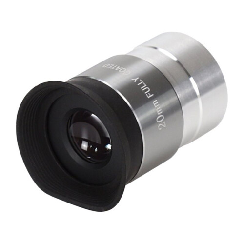 Ocular de Telescópio de 1,25 Polegadas com Vidro Totalmente Revestido e Roscas de Filtro M28.6x0.6mm 20mm Ocular