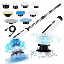Electric Cleaning Brush Spin Cordless 9 Brush Heads