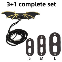 (Gold) Adjustable Tether Soft Wing Harness Suitable For Rodents Lizards Mice Reptiles