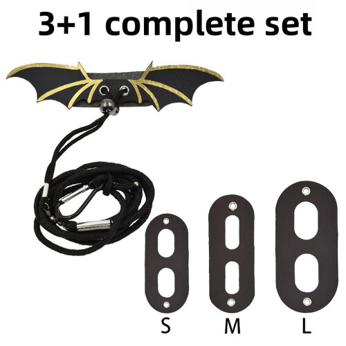 (Gold) Adjustable Tether Soft Wing Harness Suitable For Rodents Lizards Mice Reptiles