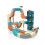 3D Transformable Track Car Fully Automatic Elevator DIY Transformable Building Block Track Set Track Train for Kids C 2