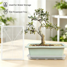 5 Pack 17"X11" Clear Seed Trays Heavy Duty Plastic Nursery Seedling Trays Transparent Fo Seed Propagation