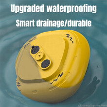 Auto Schwimmende Belüfterpumpe 2000mAh Wiederaufladbare Wasserdichte Tragbare Sauerstoffpumpe für Outdoor-Fischen Aquarium Fischtank
