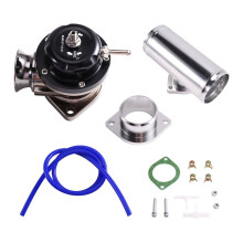 Type- Turbo Blow Off Valve Adjustable 25psi BOV with 63mm Flange Pipe for GD- FV RZ Blow Off Valve Adapter Black