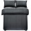 Imperial Rooms (Single ) Black Stripe Duvet Cover Luxury Egyptian Bedding Set 1