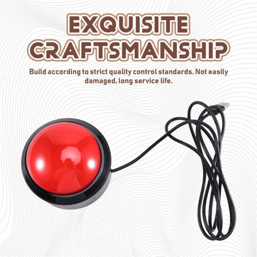 Space Button 100mm Lottery Button USB Large Button Buzzer Button Lottery Draw Lucky Draw Button