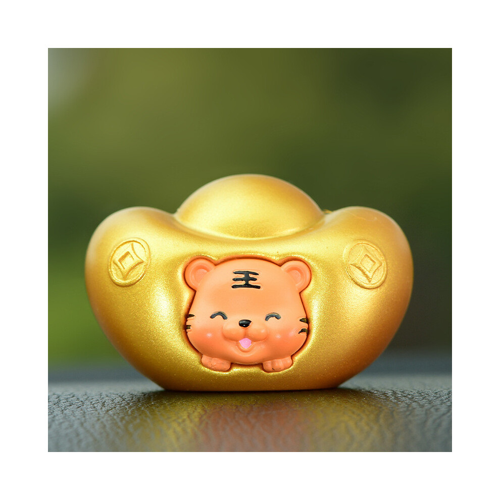(Tiger) Twelve Zodiac Resin Car Accessories With Decorative Function For Holiday Giving And Gift 698454419709