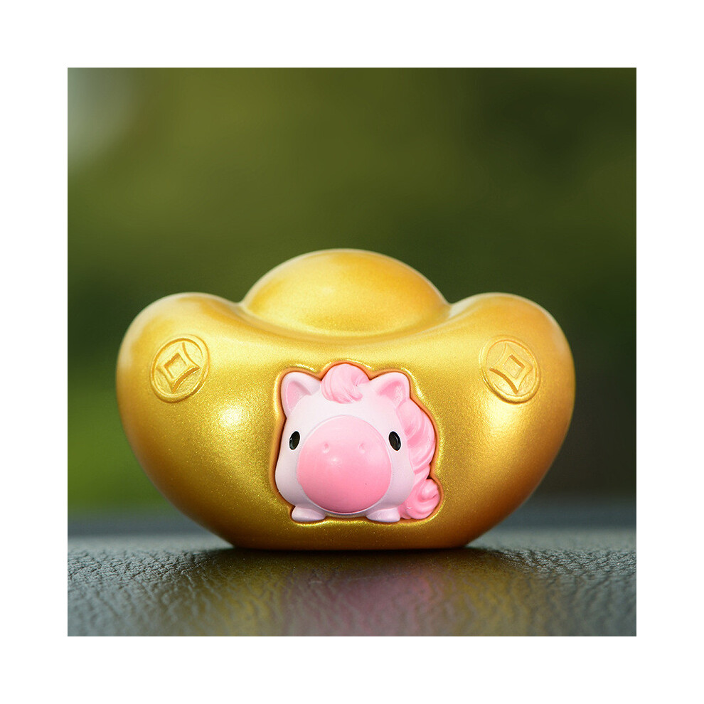 (Horse) Twelve Zodiac Resin Car Accessories With Decorative Function For Holiday Giving And Gift 691975734429