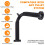 Ergonomic Triceps Rope Pull Down Bar, V Bar Cable Attachment, with Non-Slip Rubber Grip 5